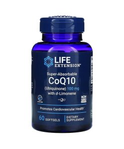 Super-Absorbable CoQ10 (Ubiquinone) with d-Limonene