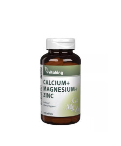 Vitaking CalMag-Zinc (Calcium +Magnesium +Zinc) (100 Tablets)