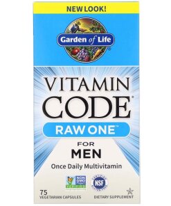 Vitamin Code RAW ONE for Men - 75 vcaps