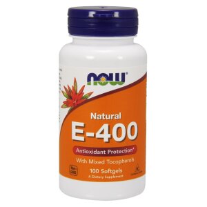 Vitamin E-400 - Natural (Mixed Tocopherols) - 100 softgels