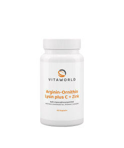 Vitaworld Arginine-Ornithine-Lysine + C + Zinc (60 Caps)