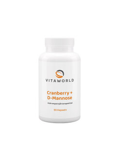 Vitaworld Cranberry + D-Mannose (90 Capsules)
