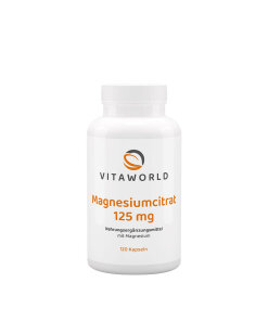 Vitaworld Magnesium Citrate 125 mg (120 Capsules)