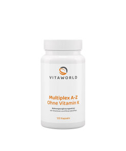 Vitaworld Multiplex A-Z Without Vitamin K (120 Capsules)