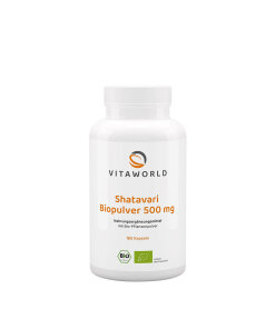 Vitaworld Shatavari 500 mg Organic (180 Capsules)