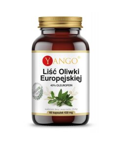 YANGO European Olive Leaf - 40% oleuropein (60 caps)