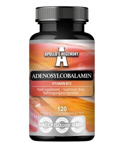 Apollo's Hegemony - Adenosylcobalamin Vitamin B12 - 120 tablets