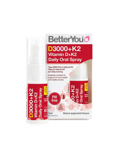 BetterYou - DLux+ Vitamin D+K2 Daily Oral Spray - 12 ml.