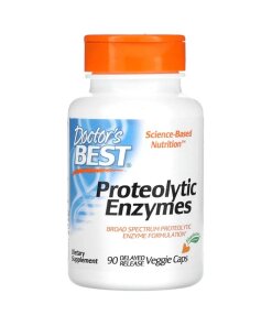 Doctor's Best - Proteolytic Enzymes - 90 vcaps