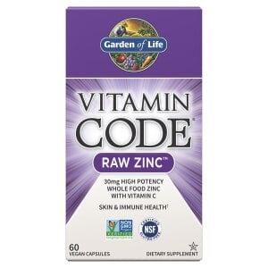 Garden of Life - Vitamin Code Raw Zinc - 60 vegan caps