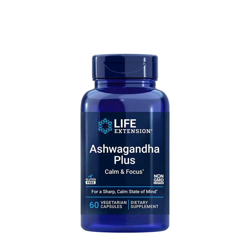 Life Extension - Ashwagandha Plus Calm & Focus - 60 vcaps