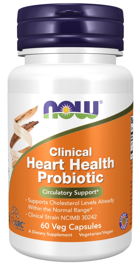 NOW Foods - Clinical Heart Health Probiotic - 60 vcaps