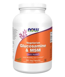NOW Foods - Glucosamine & MSM Vegetarian - 240 vcaps