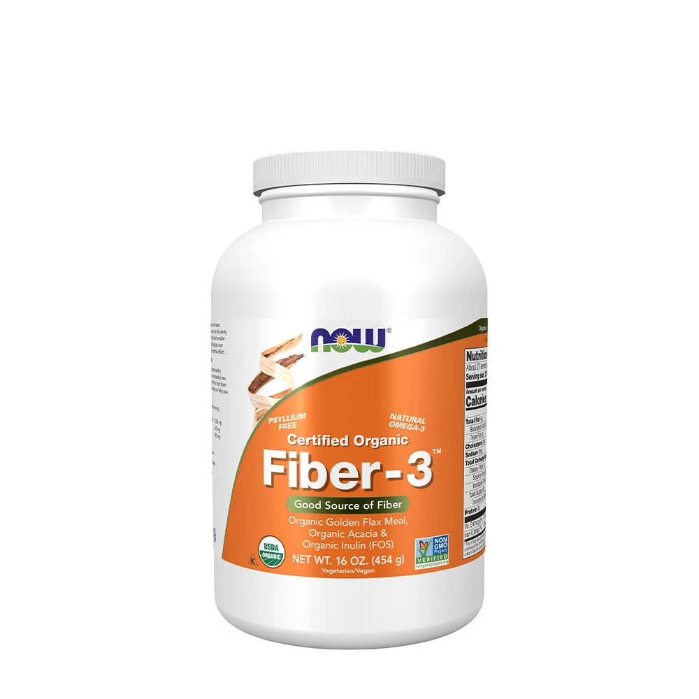 NOW - NOW Fiber-3 Organic (454 g)