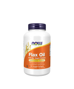NOW - NOW Flax Oil 1000 mg Vegan Formula (120 Veggie Softgels