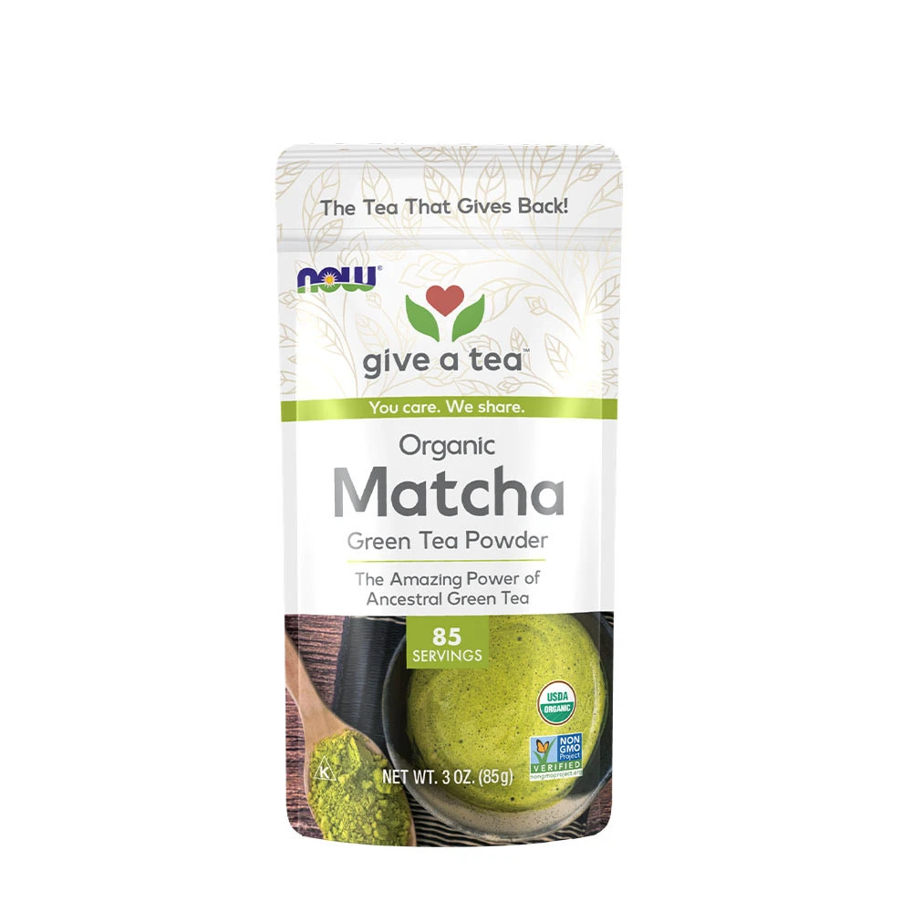 NOW - NOW Organic Matcha Green Tea Powder (3 Oz.)