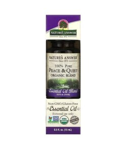Nature's Answer - 100% Pure Peace & Quiet Blend Essential Oil - 15 ml.