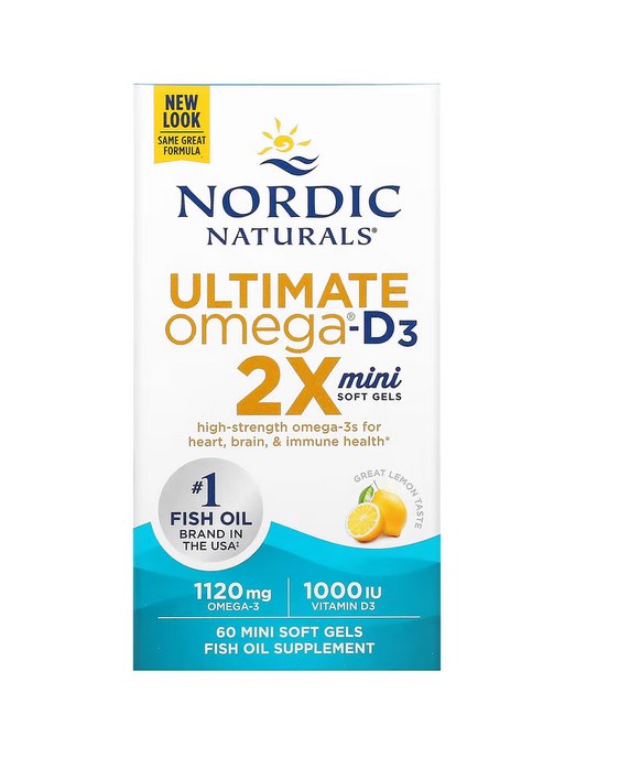 Nordic Naturals - Ultimate Omega 2X Mini with Vitamin D3