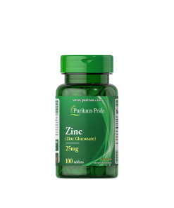 Puritan's Pride - Puritan's Pride Zinc 25 mg (100 Tablets)