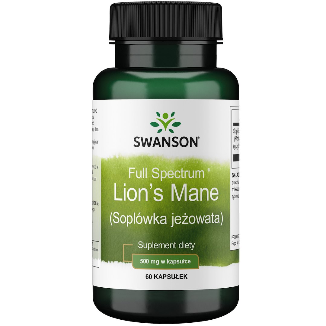 Swanson - SWANSON FS Lion's mane (soplówka je¿owata) 60 kaps