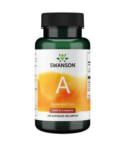 Swanson - SWANSON Witamina A 10.000IU 250sgels