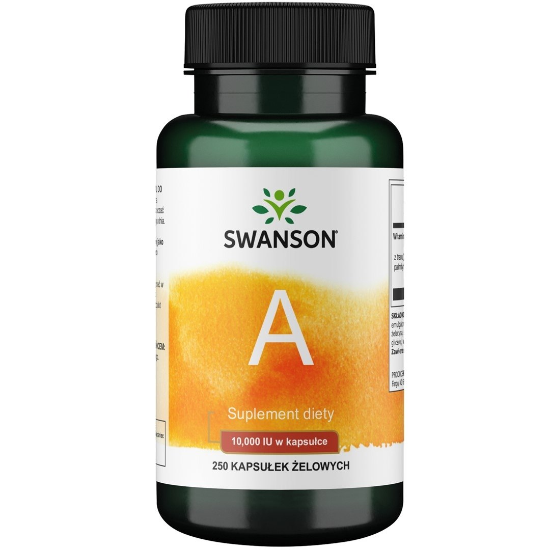 Swanson - SWANSON Witamina A 10.000IU 250sgels