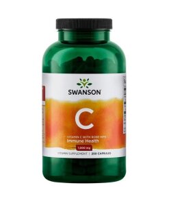Swanson - SWANSON Witamina C1000 + dzika ró¿a 250 kaps