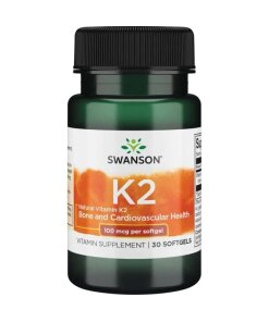 Swanson - SWANSON Witamina K2 naturalna 100mcg30 kaps