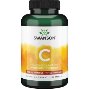 Swanson - Vitamin C with Rose Hips - Timed-Release
