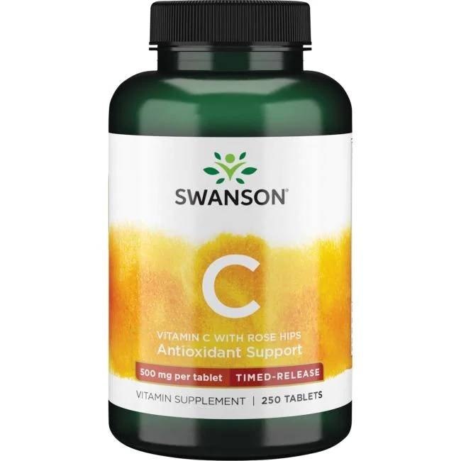 Swanson - Vitamin C with Rose Hips - Timed-Release